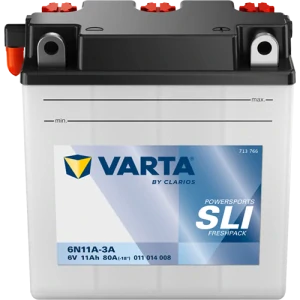 Varta Powersports SLI Freshpack 6V 11Ah 80A 011014008