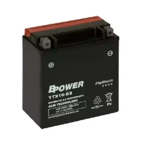 BPOWER PLATINUM 14Ah 230A 12V YTX16-BS (AGM)