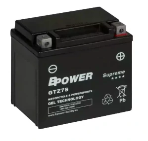 BPOWER SUPREME 6Ah 130A 12V P+ WC GTZ7S (GEL)