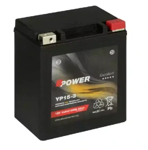 BPOWER EXCELLENT 13Ah 250A 12V P+ WC YP15-3 (AGM)