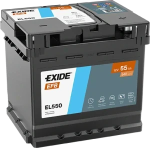 EXIDE EFB 12V 55Ah 540A Start-Stop EL550
