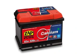 ZAP Calcium Plus 12V 62Ah 520A