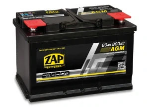 ZAP Start-Stop AGM 12V 80Ah 800A
