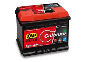 ZAP Calcium Plus 12V 62Ah 520A L