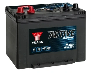 Yuasa Active Marine Start 12V 80Ah 600A M26-80S