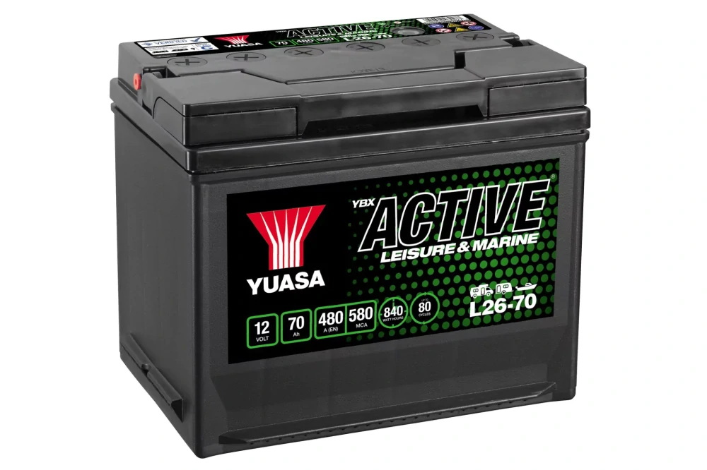 Yuasa Active 12V 70Ah 480A L26-70