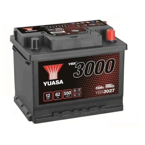 Yuasa YBX3027 12V 62Ah 550A