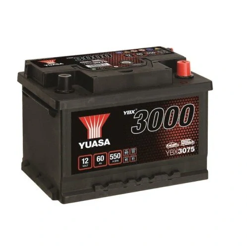 Yuasa YBX3075 12V 60Ah 550A