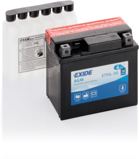 EXIDE 12V 4Ah ETX5L-BS