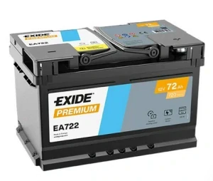 Exide Premium 12V 72Ah 720A EA722