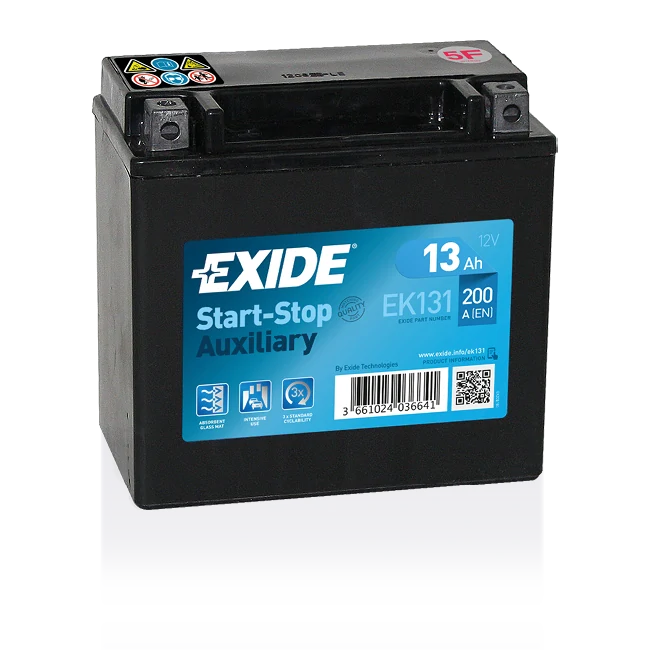 EXIDE start stop 12V 13Ah 200A EK131
