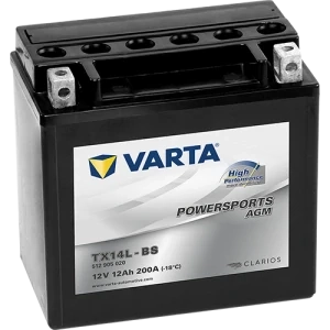 Varta Powersports AGM High Performance 12V 12Ah 200A 512905020