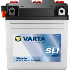 Varta Powersports SLI Freshpack 6V 11Ah 80A 011014008