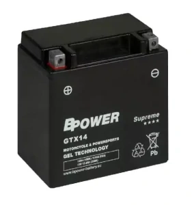  BPOWER SUPREME 12Ah 210A 12V L+ WC GTX14 (GEL)