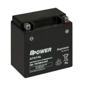 BPOWER SUPREME 12Ah 210A 12V P+ WC GTX14L (GEL)