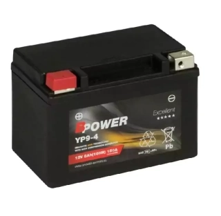 BPOWER EXCELLENT 8Ah 150A 12V L+ WC YP9-4 (AGM)