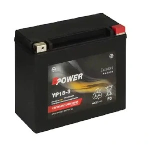 BPOWER EXCELLENT 20Ah 360A 12V P+ WC YP18-3 (AGM)