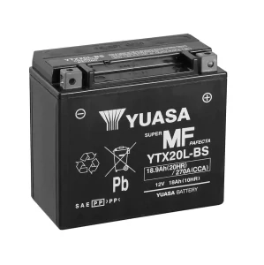 YUASA MF 18Ah 270A 12V YTX20L-BS (AGM)