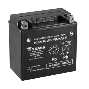 YUASA HPMF 12Ah 240A 12V YTX14H-BS (AGM)