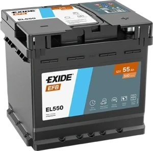 EXIDE EFB 12V 55Ah 540A Start-Stop EL550