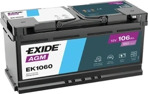 EXIDE AGM 12V 106Ah 950A Start-Stop EK1060