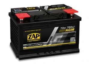 ZAP Start-Stop AGM 12V 70Ah 760A