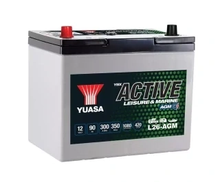 Yuasa YBX Active 12V 90Ah 300A L26-AGM