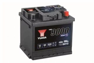 Yuasa AGM YBX9012 12V 50Ah 520A 