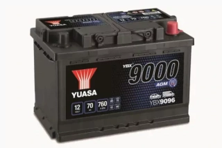 Yuasa AGM YBX9096 12V 70Ah 760A