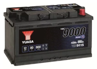 Yuasa AGM YBX9115 12V 80Ah 800A