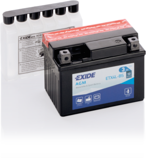 EXIDE 12V 3Ah ETX4L-BS