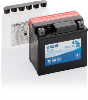EXIDE 12V 4Ah ETX5L-BS
