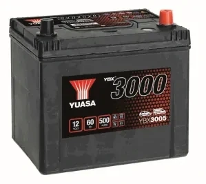 Yuasa YBX3005 12V 60Ah 500A