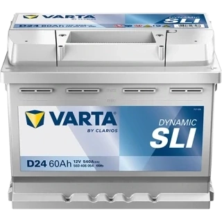 Varta DYNAMIC SLI 12V 60Ah 540A 560408054 D24