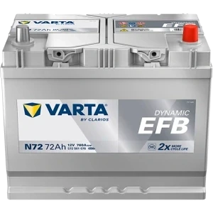 Varta DYNAMIC EFB 12V 72Ah 760A 572501076 N72