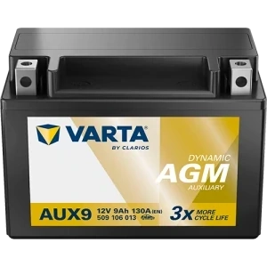 Varta DYNAMIC AUX 12V 9Ah 130A 509106013 AUX9